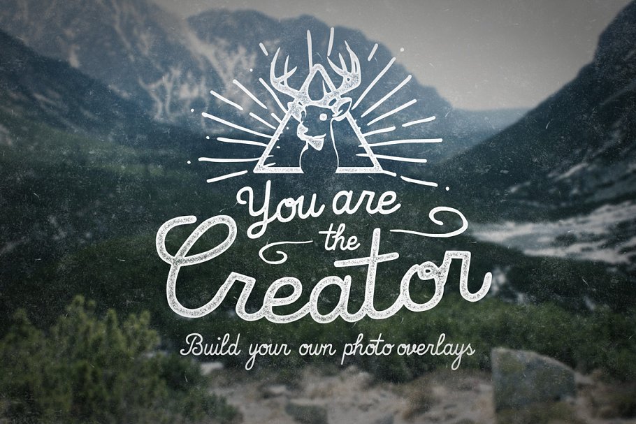 复古怀旧风格照片图层样式 Sandwich – Photo Overlays Creator插图(1)