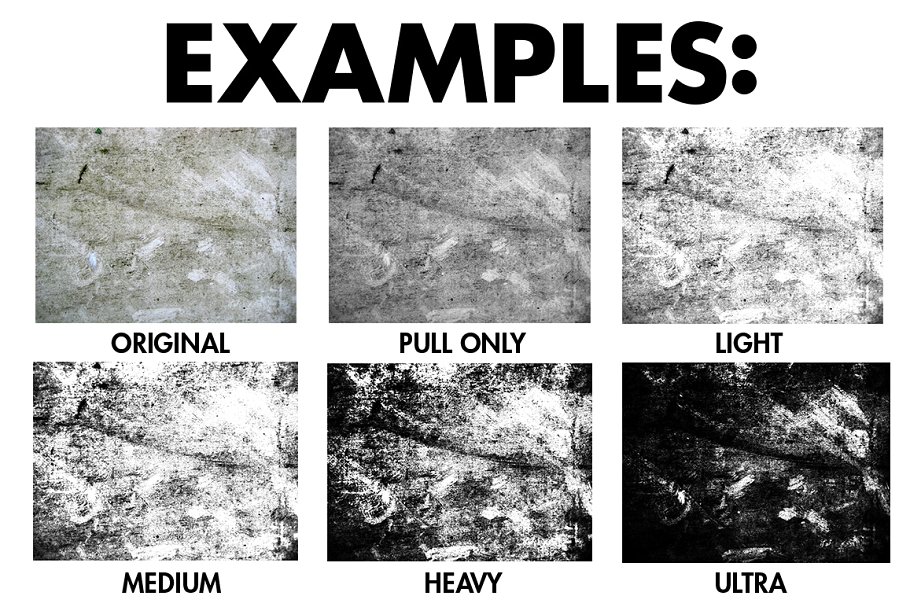 一键制作高品质纹理PS动作 Texturize It! Photoshop Actions插图(2)