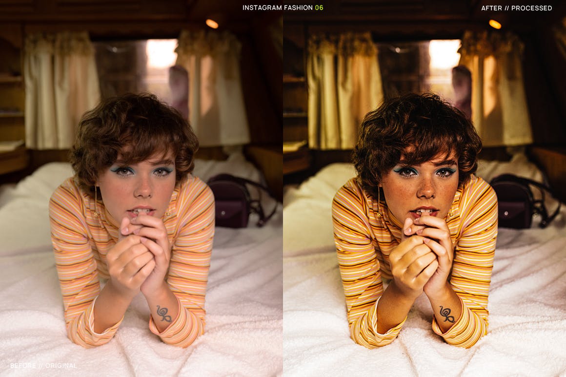 15款Instagram/Blogger照片贴图调色处理素材库精选LR预设 15 Instagram Blogger Lightroom Presets + Mobile插图(6)