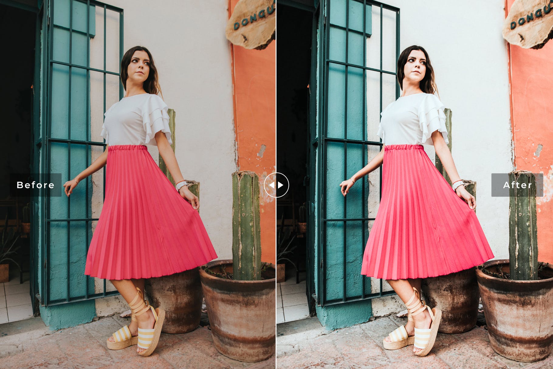 摄影人像白色水洗色调后期处理的LR预设下载 Fluid Mobile & Desktop Lightroom Presets插图(2)