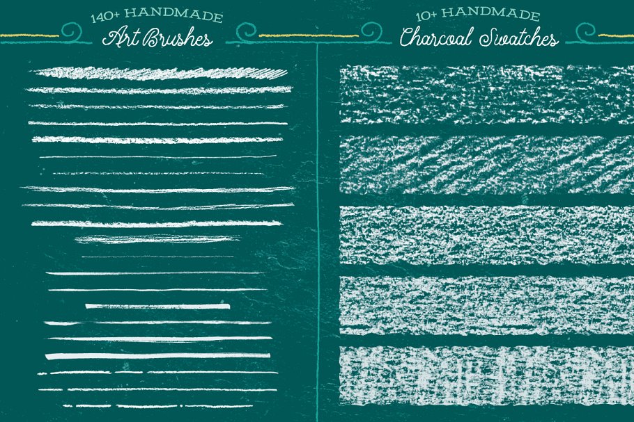 数码艺术家的工具箱-AI笔刷, 纹理, 装饰框, 字母&元素 Artisan’s Tool Chest插图(1)