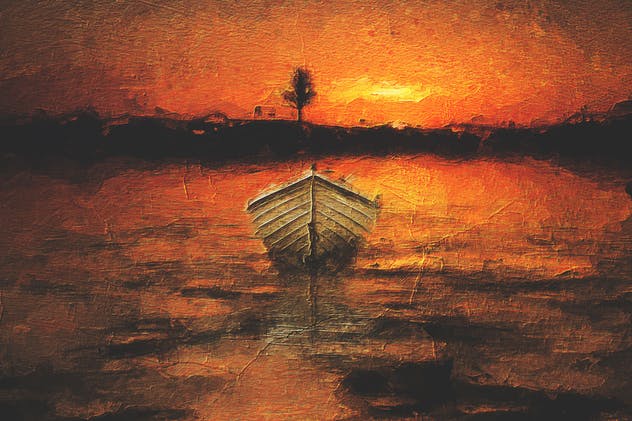 逼真抽象油画一键生成PS动作 Real Paint FX Photoshop Add-On Extension插图(3)