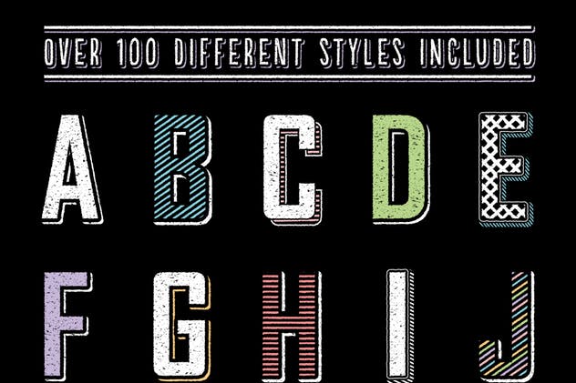 100+黑板画粉笔字效果PS字体样式 Premium Chalk Text Styles插图(3)