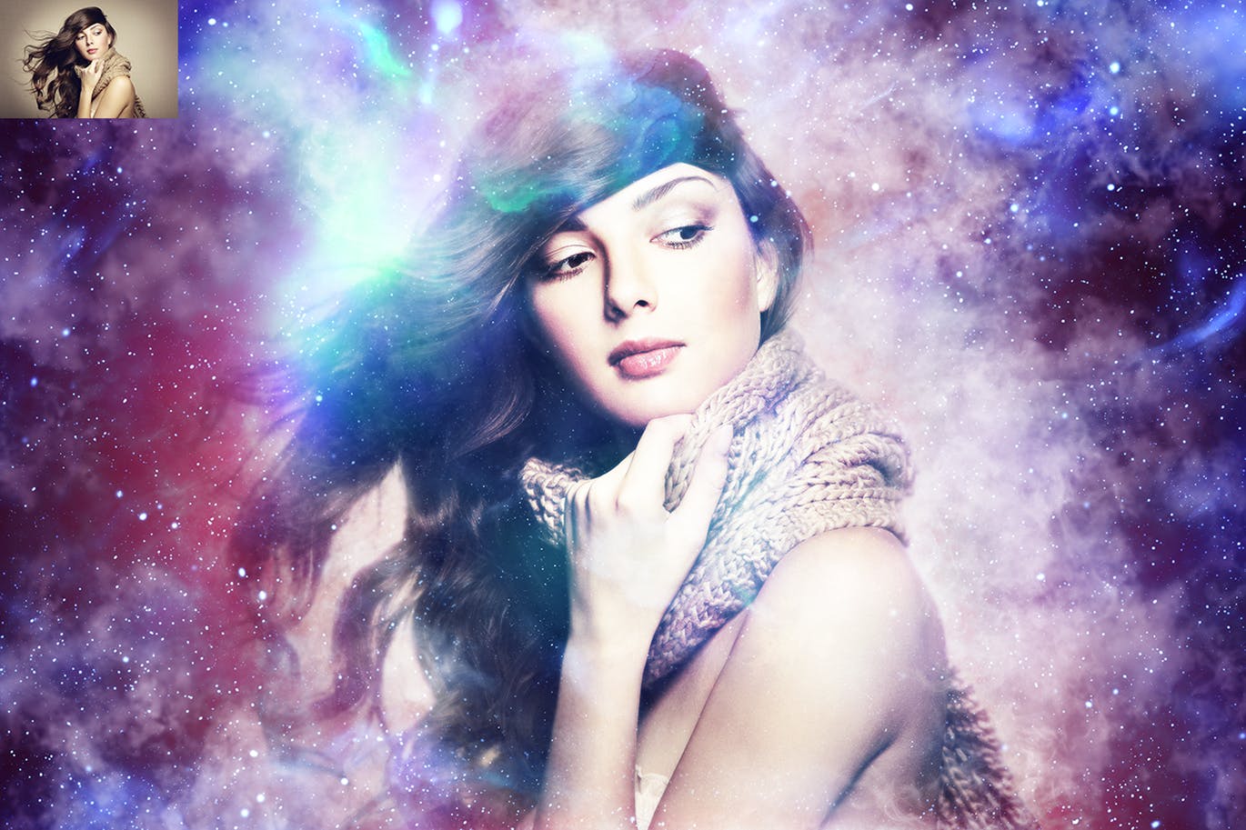 梦幻炫彩光环星云特效PS动作 Supernova CS4+ Photoshop Action插图(7)