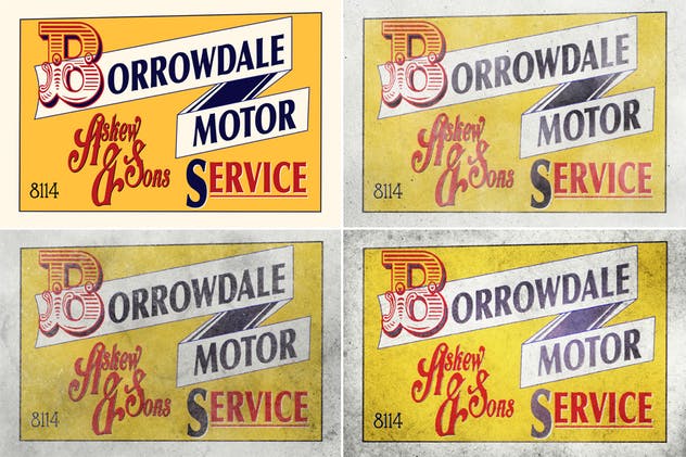 复古怀旧风格图层样式&PS笔刷 Retro Kitchen插图(3)