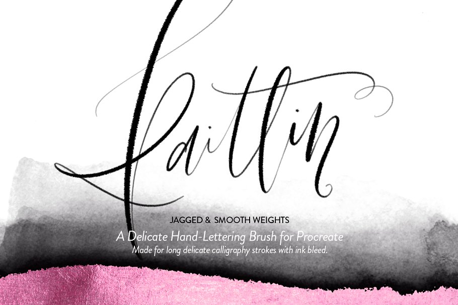 12款 Procreate 专用手写字体笔刷 12 iPad Brushes (For Procreate)插图(3)