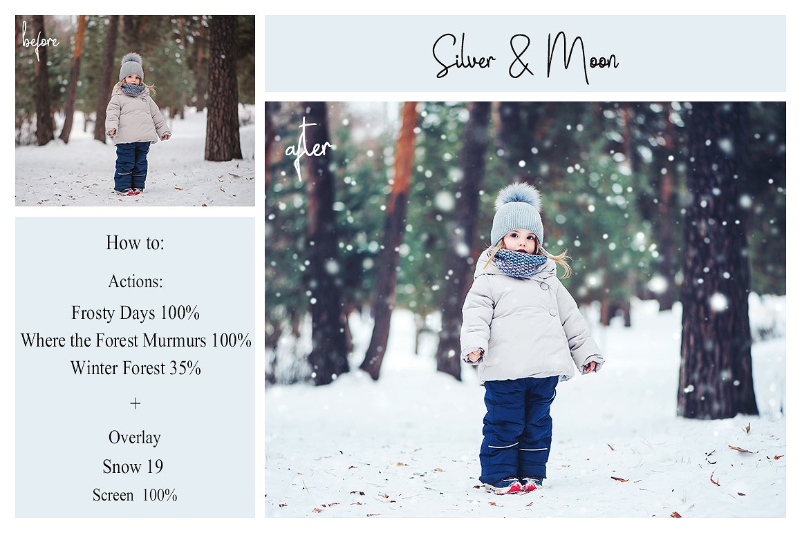 浪漫冬日温馨PS动作叠加纹理插图(22)