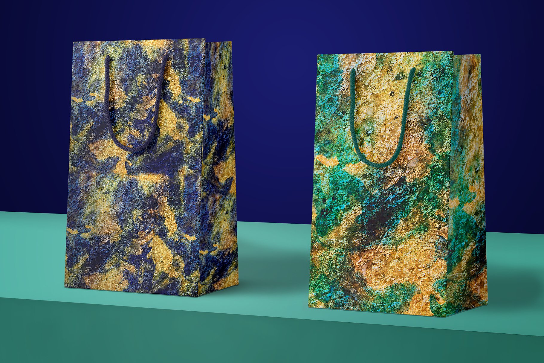 创意水彩金箔PS图层样式[1.1GB] Watercolor and Gold Layer Styles PS插图(1)