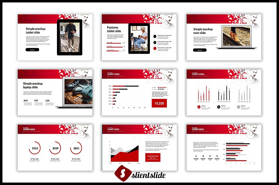 时尚服装类极简主义的keynote幻灯片模板下载Fashion Keynote Template[key]插图(5)