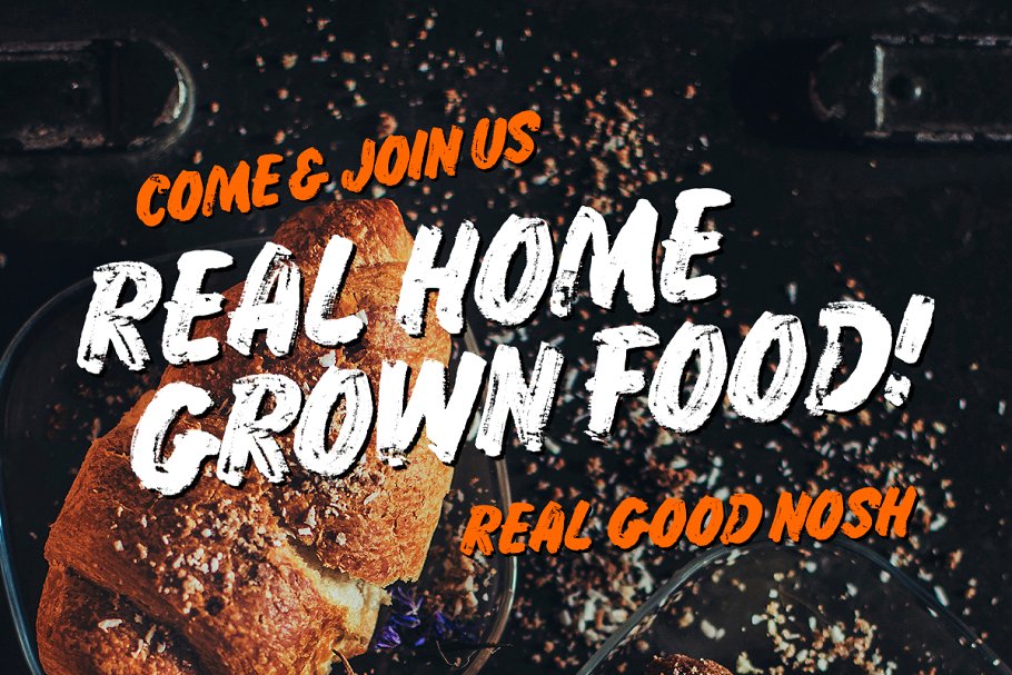 经典招牌写作手写脚本字体 Grocery Brush & Hand (PLUS Extras)插图(5)