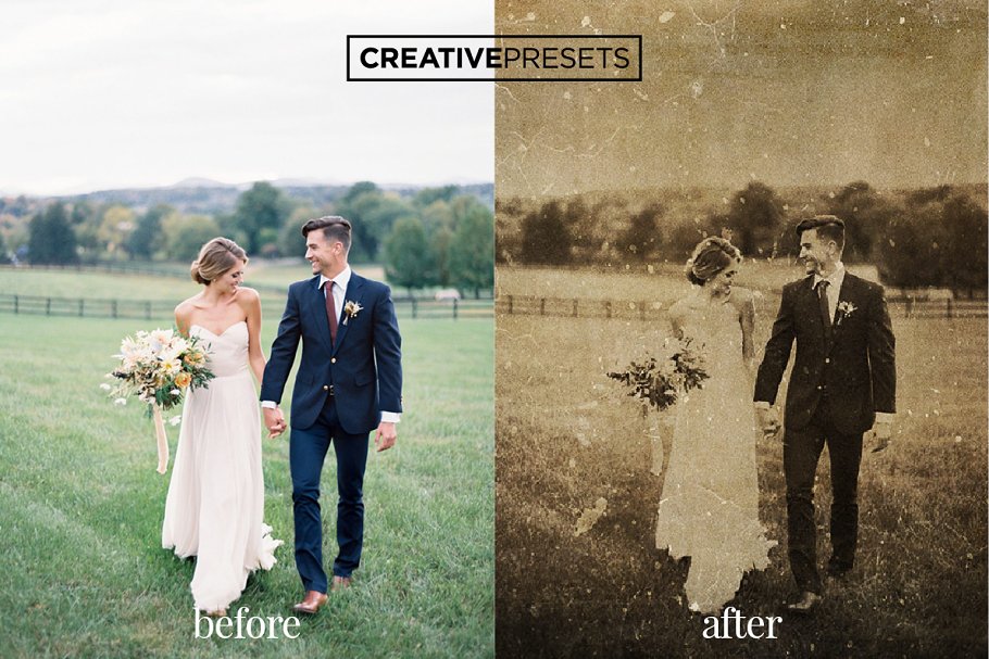 20种复古黑白老照片效果Lightroom预设 Wet Plate Lightroom Presets+Overlay插图(12)