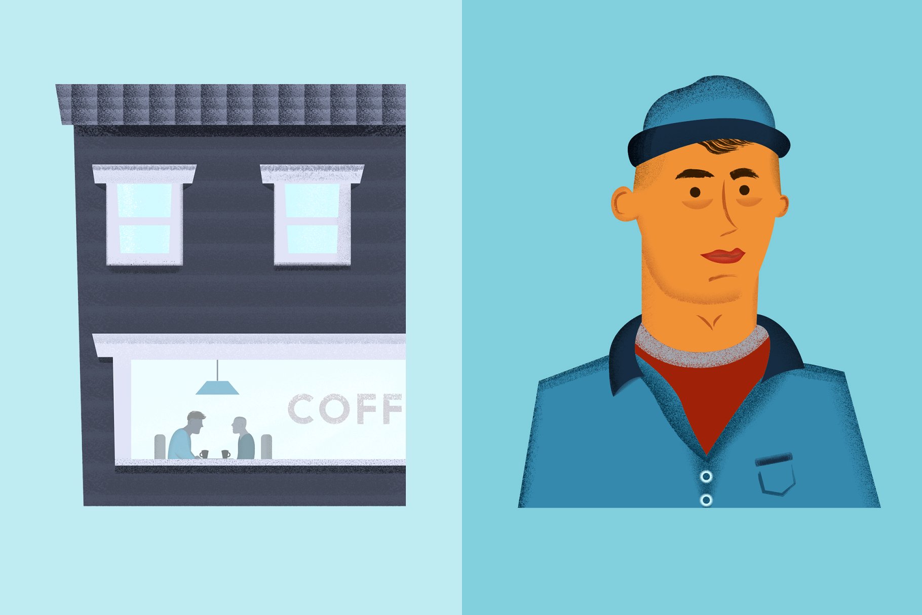 插画材质色调制作笔刷[AI & PS适用] Shaders brushes by Guerillacraft插图(3)