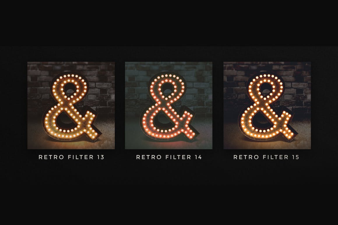 复古添加杂色照片调色滤镜PS动作合集 Photoshop Retro Photo Kit插图(11)