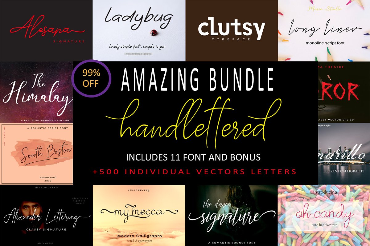 令人敬畏的巨无霸字体套装插图(18)