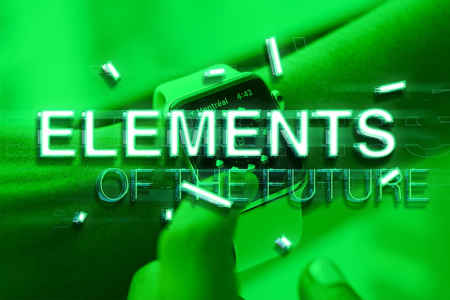 炫酷平滑3D高科技效果PS字体样式 TECHNOLOGY TEXT EFFECT插图(8)