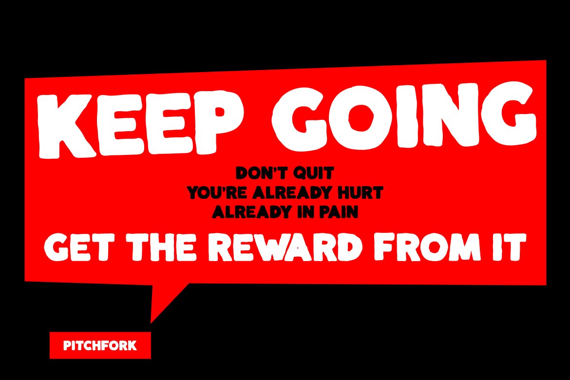 充满力量的英文无衬线装饰字体素材库精选 Pitchfork – Powerful Sport Font插图(4)