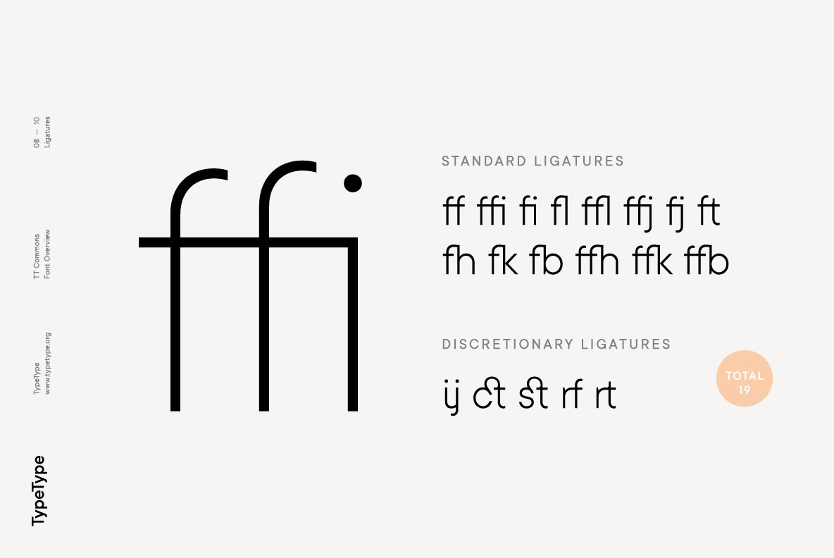 时尚优美的一款无衬线字族 TT Commons Font Family插图(6)