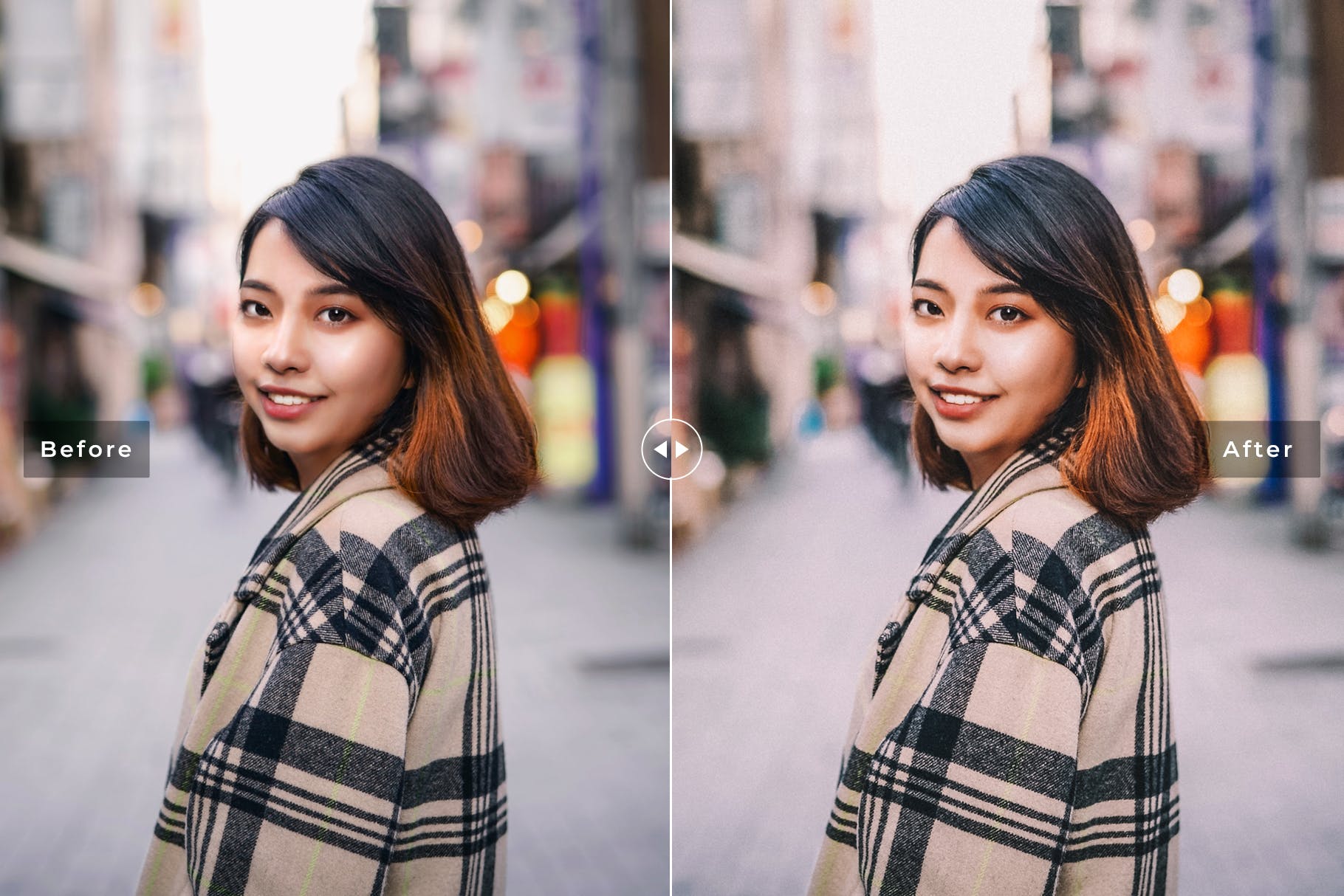 日系风格照片后期处理调色LR预设 Tokyo Mobile & Desktop Lightroom Presets插图(3)