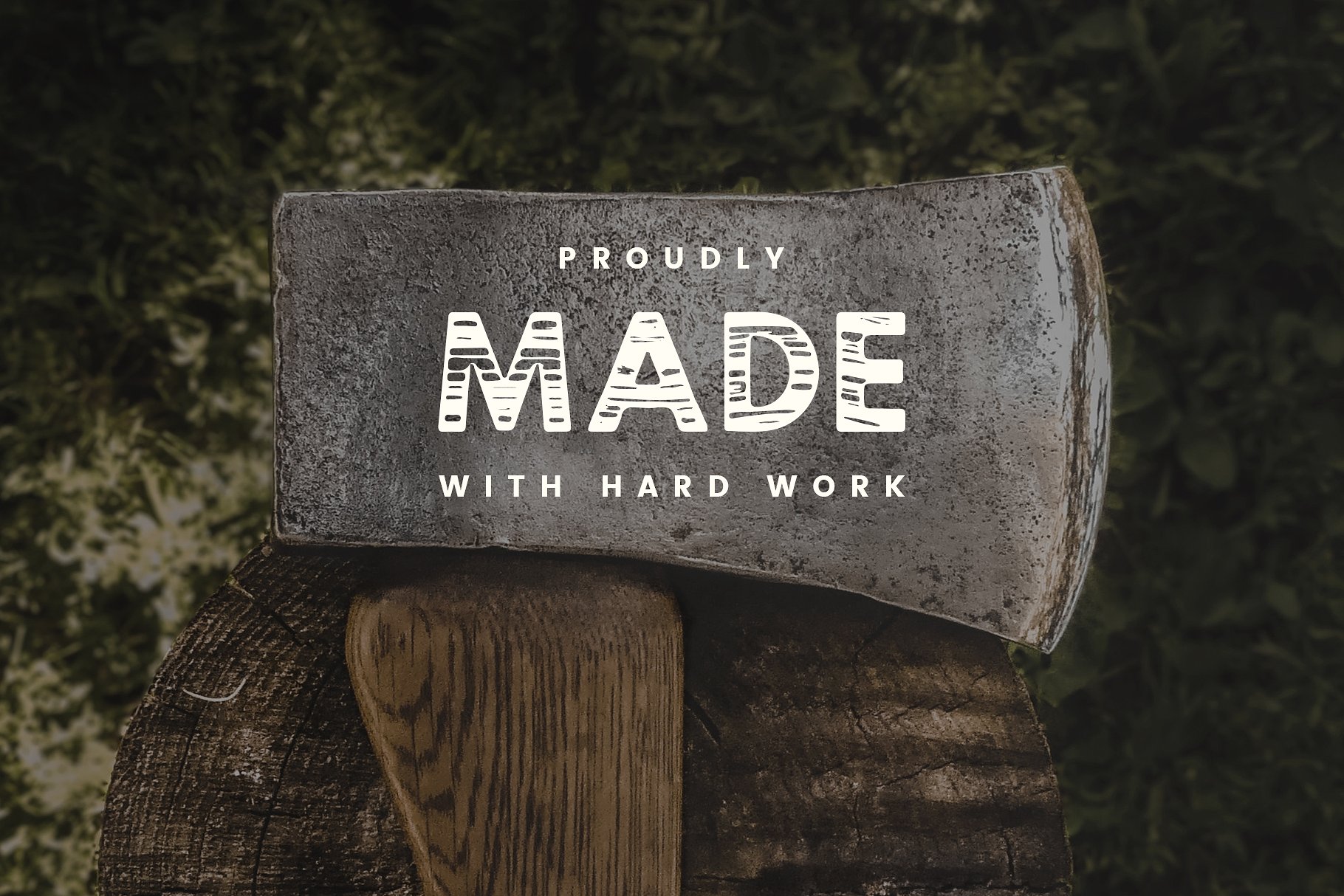 木纹无衬线英文字体 Timber Hitch Font + Nature Designs插图(3)