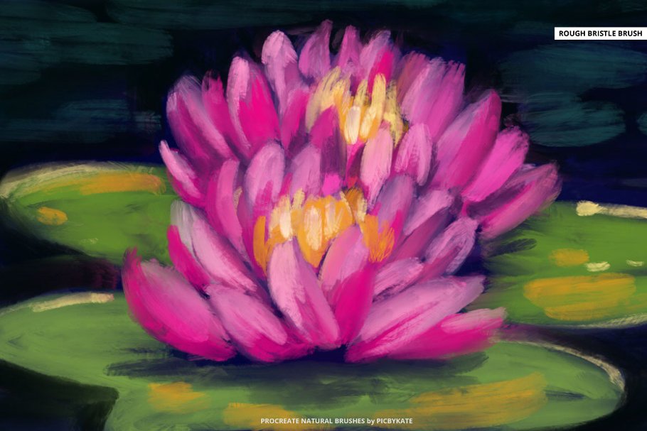 iPad手绘必备笔刷合集 for Procreate 30 Procreate-4 Natural Media Brushes插图(1)