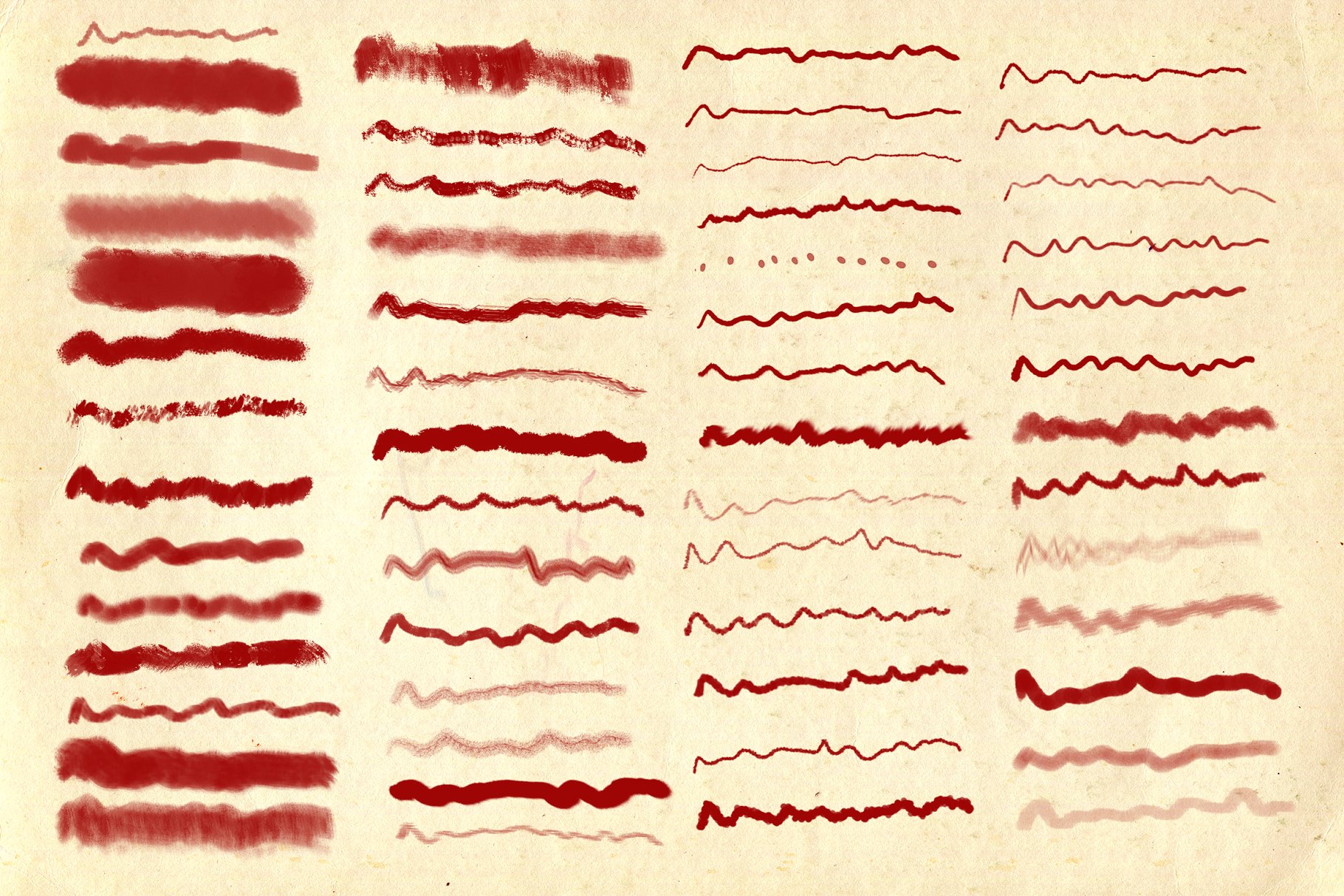 68种白板笔笔画PS笔刷 68 Dry Markers Photoshop Brushes插图(3)