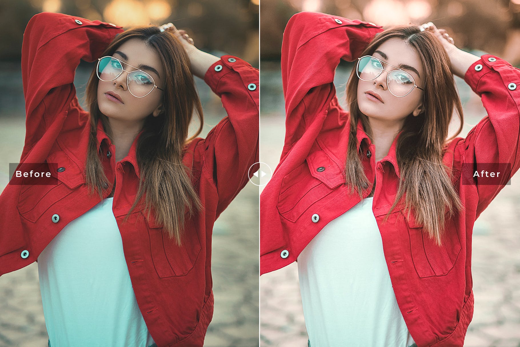 唯美暖色调肖像摄影后期处理素材库精选LR预设 Tiffany Mobile & Desktop Lightroom Presets插图(3)