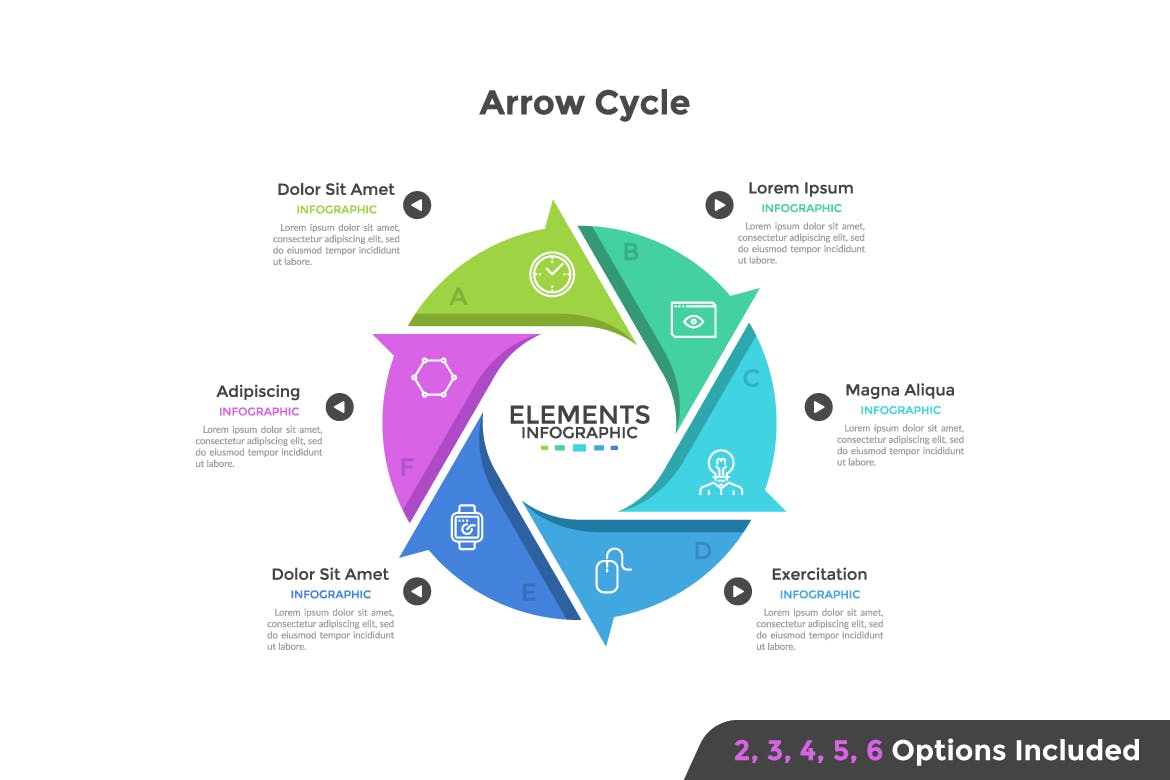 信息图表图形素材库精选素材包v25 Infographic Solutions. Part 25插图(3)