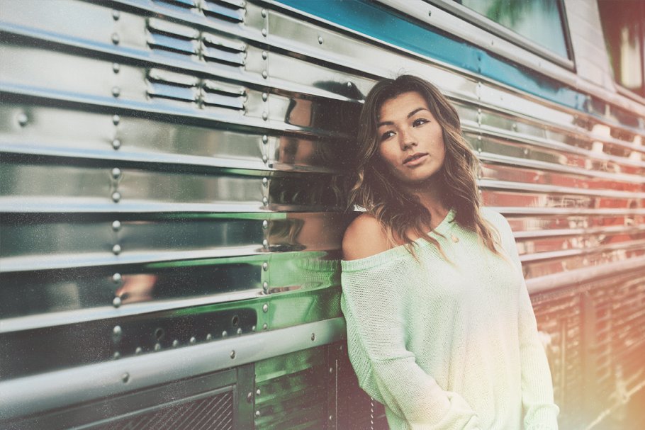 老照片怀旧效果PS动作 Retro Prime Collection PS Actions插图(1)