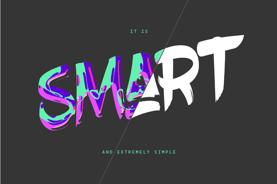 抽象油漆涂抹效果PS字体样式 ABSTRACT PAINT TEXT EFFECTS插图(9)