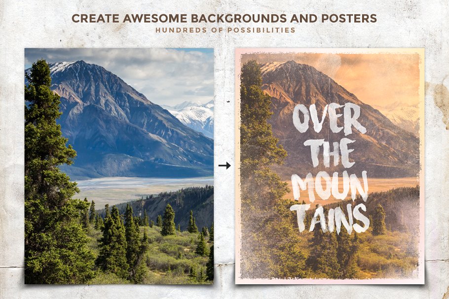 复古嬉皮文化艺术模板 Vintage Hipster Art Templates Bundle插图(26)
