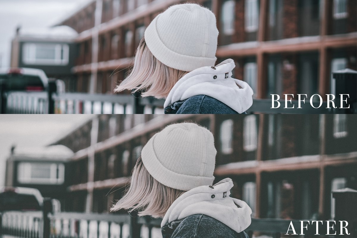 冬季时尚冷光效果Lightroom预设插图(1)