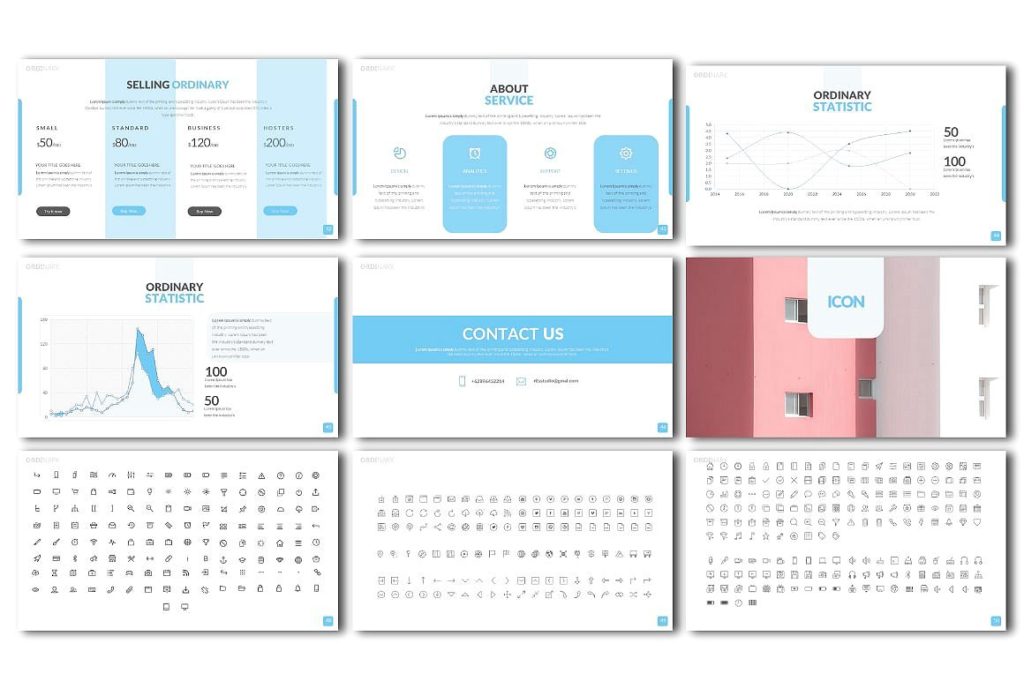 马卡龙甜美色系PPT模版下载[key]插图(2)