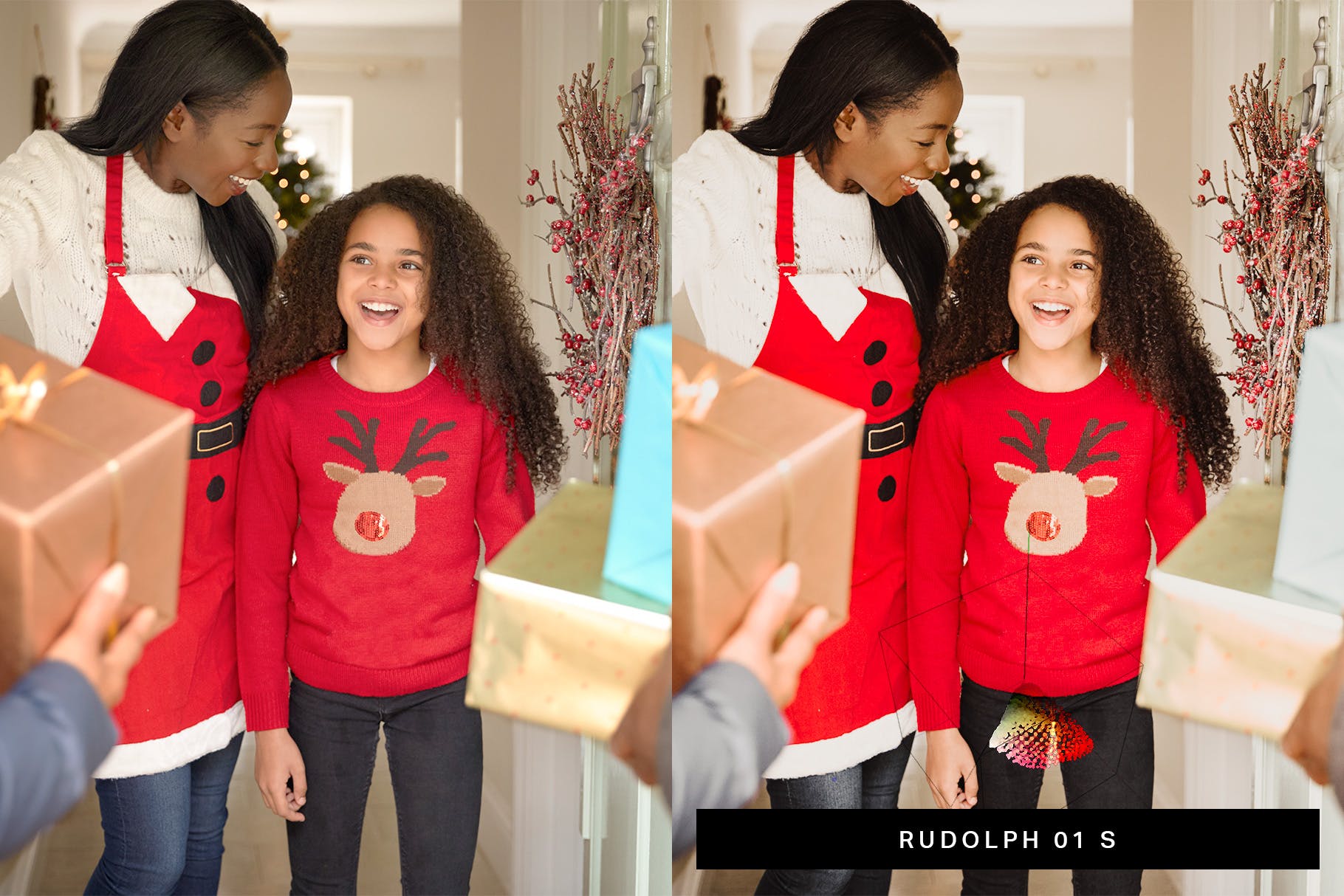 50款喜庆圣诞节主题摄影后期处理LR调色预设 50 Christmas Lightroom Presets LUTs插图(3)