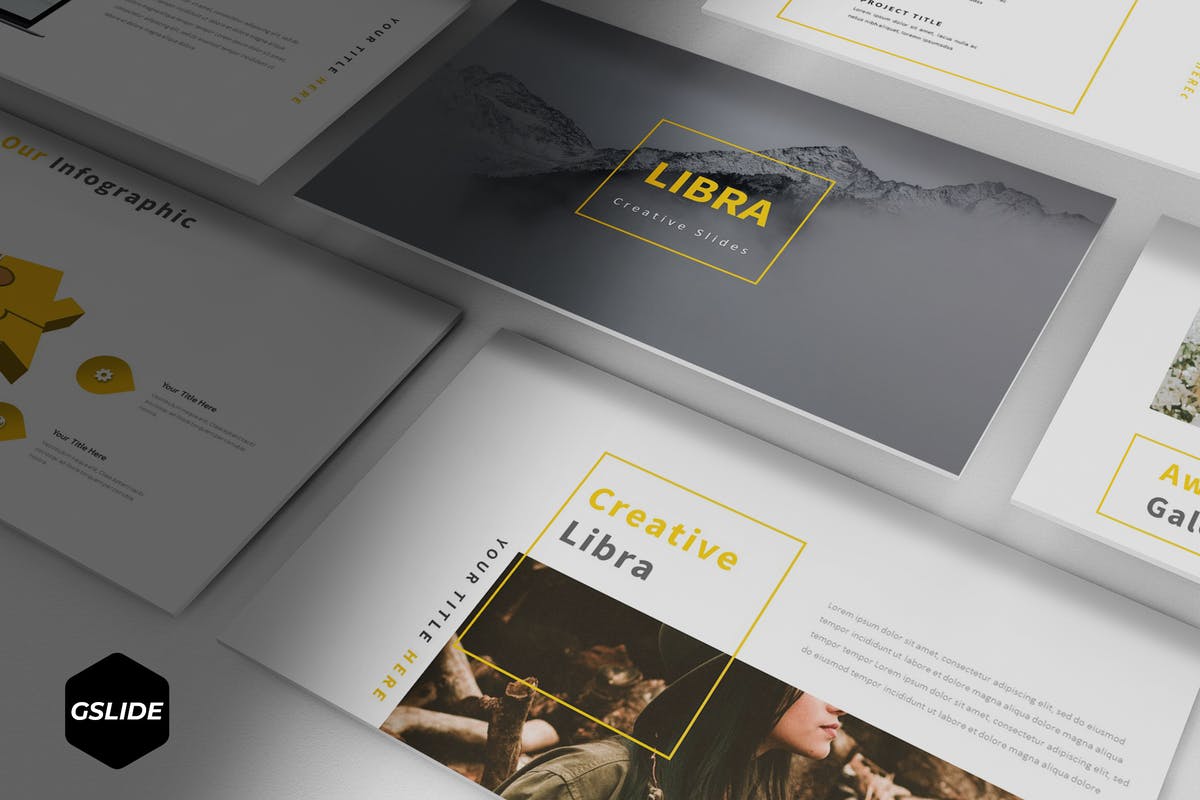 女性时尚主题Google Slides演示文稿模板 Libra – Google Slide Template插图