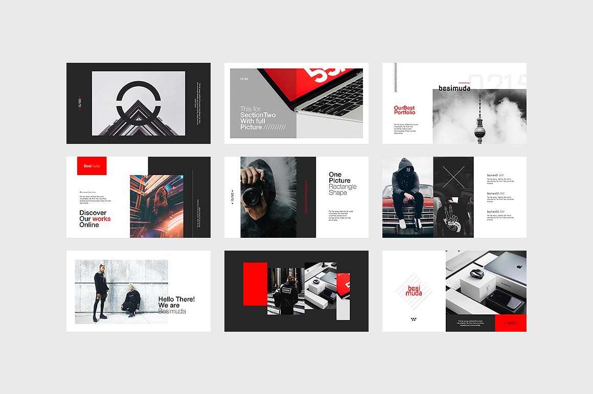 素材库下午茶：独特的高端设计感极强的keynote模板下载插图(3)