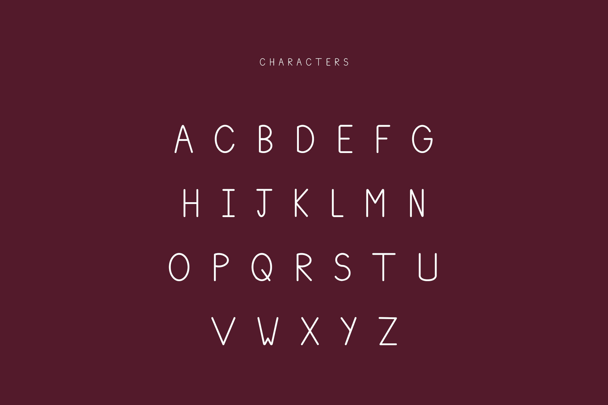 正楷可爱英文手写字体 Plum Fun Typeface插图(2)