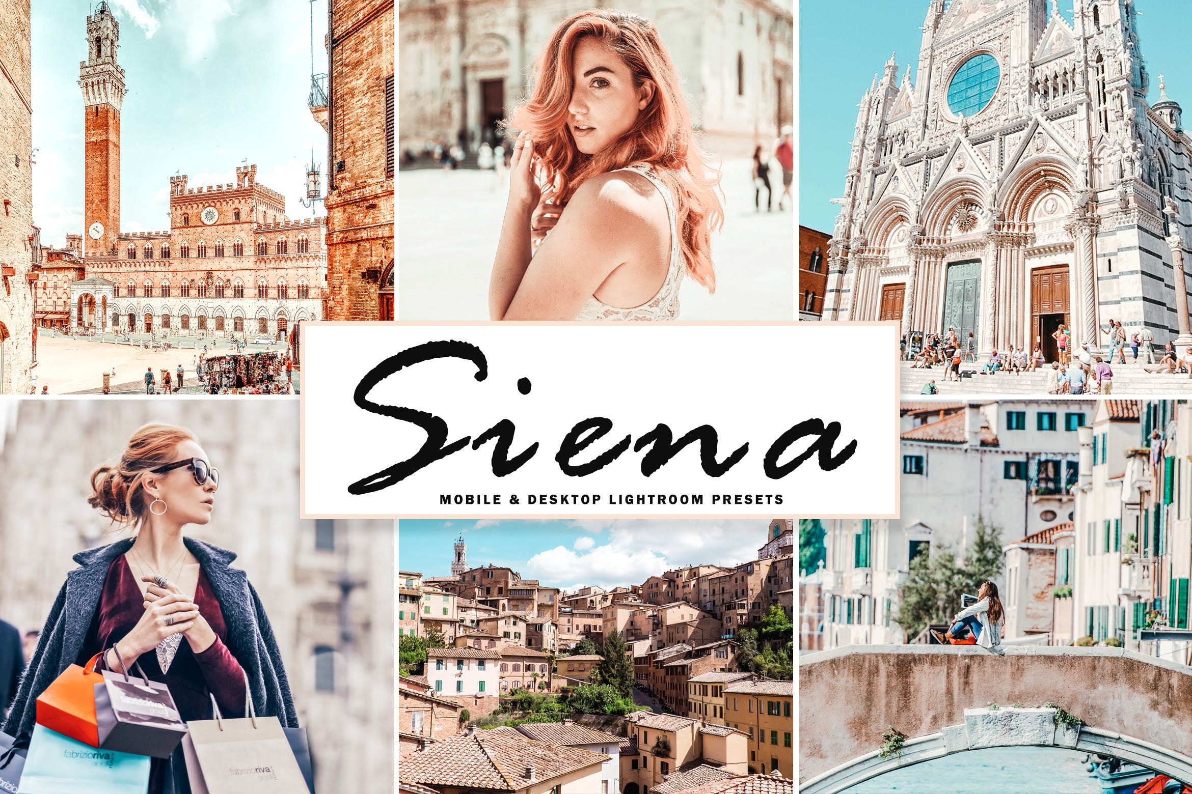 自然鲜橙色明亮褪色色调Lightroom预设 Siena Mobile & Desktop Lightroom Presets插图