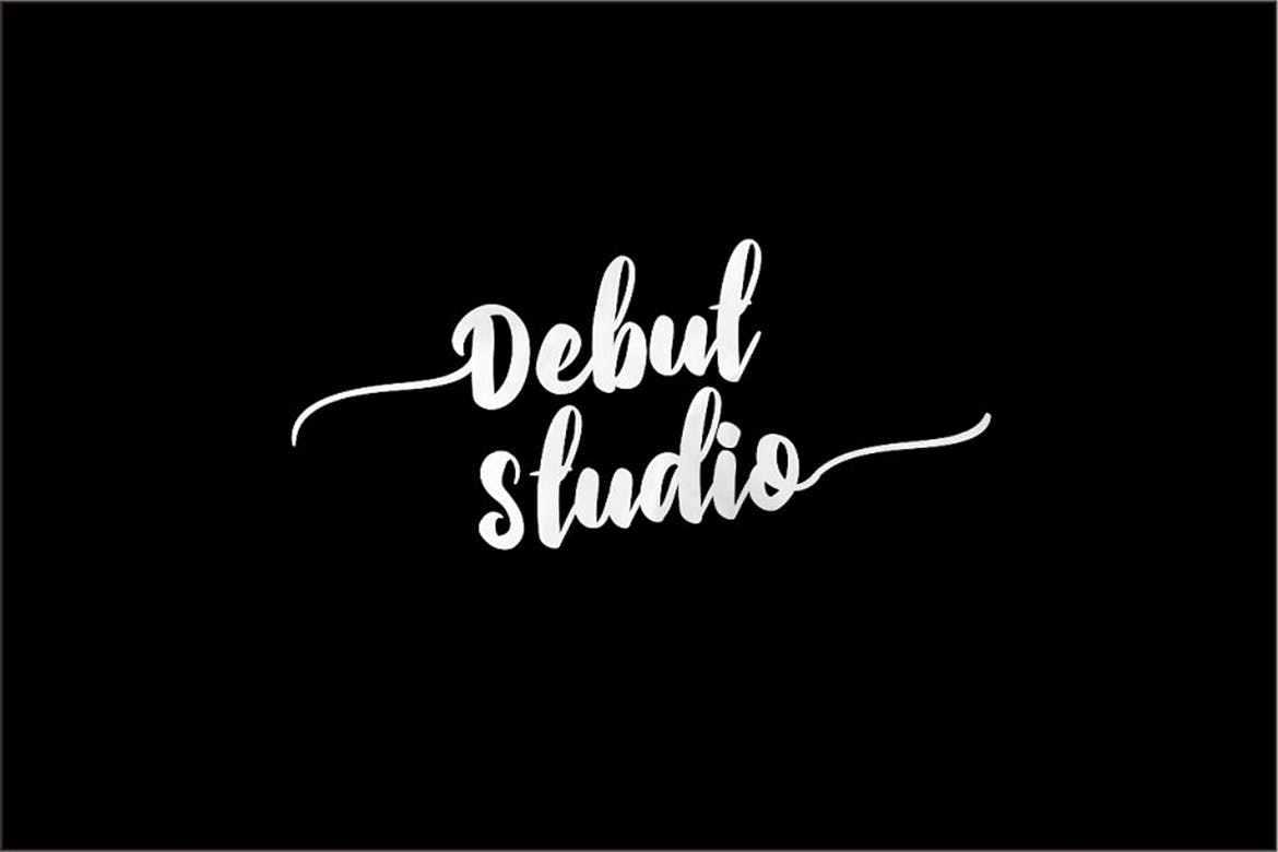 可爱毛笔手绘英文笔刷艺术字体下载 Priscillia Script插图(2)