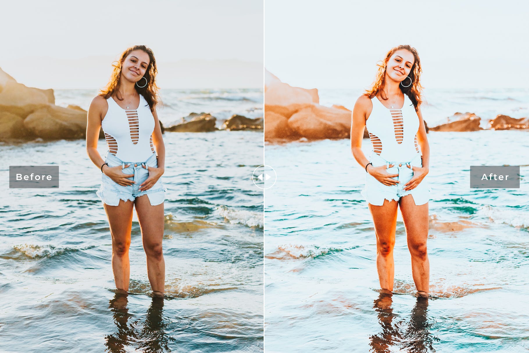 沙滩摄影后期调色工具-LR海滩摄影预设 Sea Salt Mobile & Desktop Lightroom Presets插图(5)