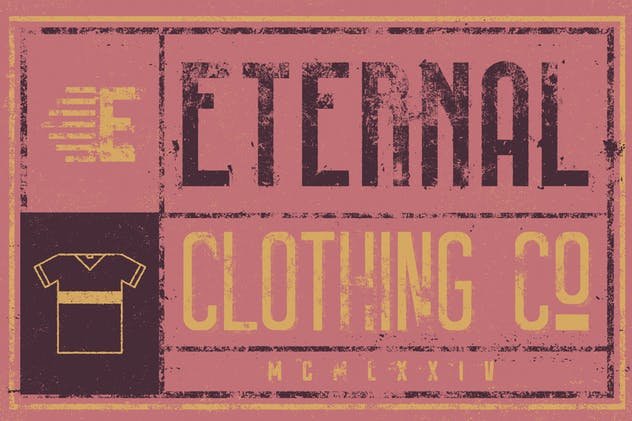 怀旧粉刷文字效果AI图层样式 Ghost Signs for Adobe Illustrator插图(6)