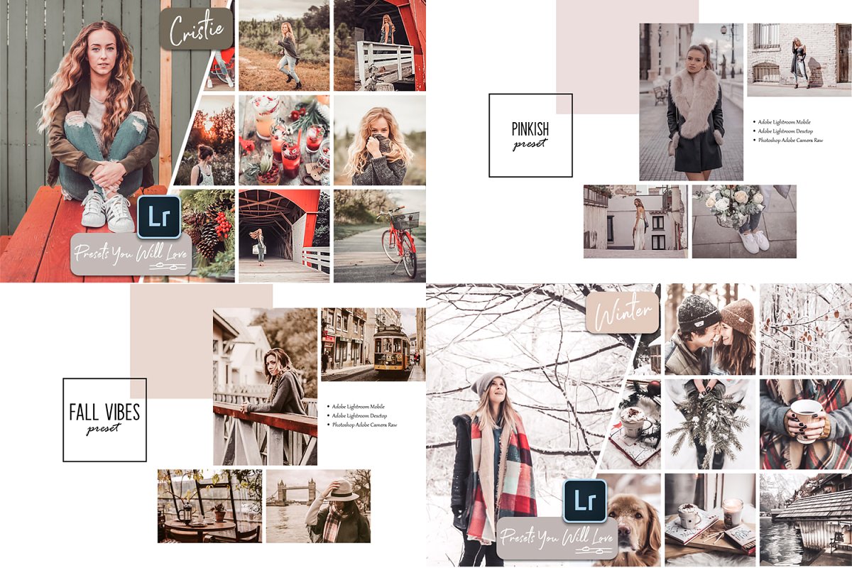 时尚摄影风景人物Lightroom预设插图(1)