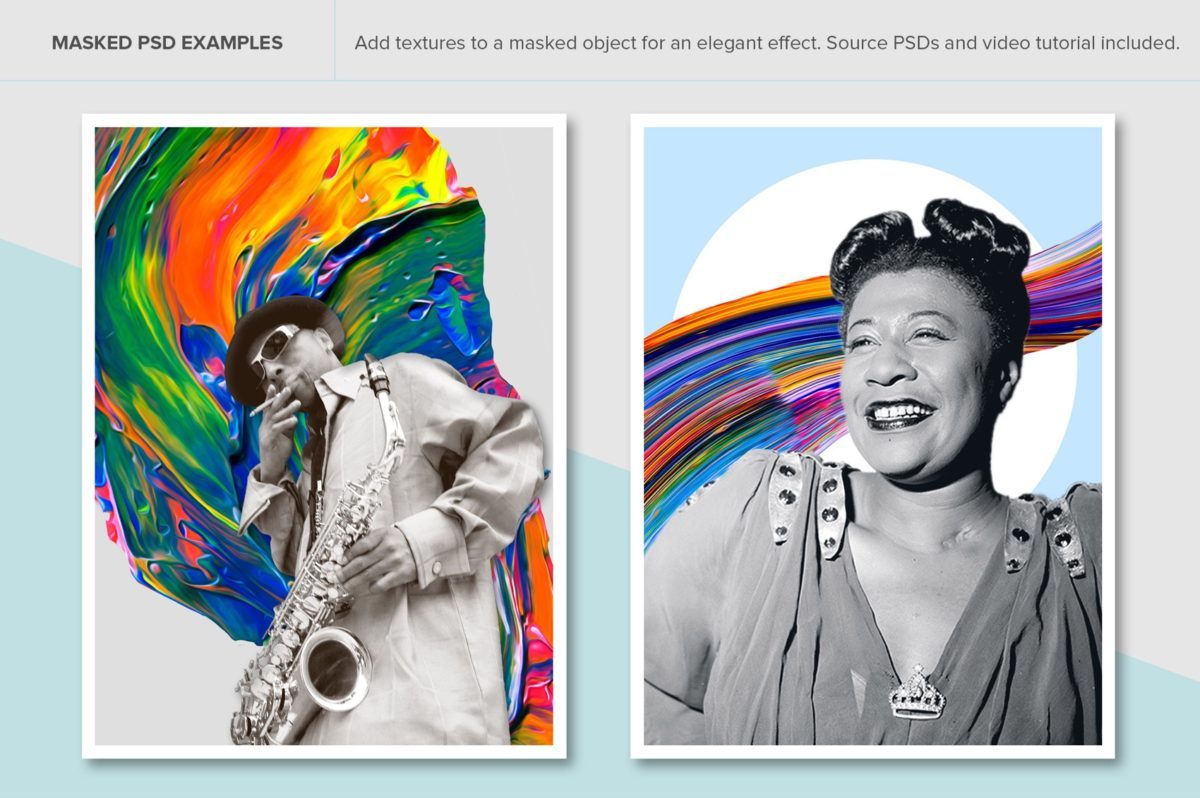 创意抽象纹理系列：抽象液态画工具包（纹理、模板、笔刷&教材）Abstract Paint Toolbox [3.12GB]插图(5)