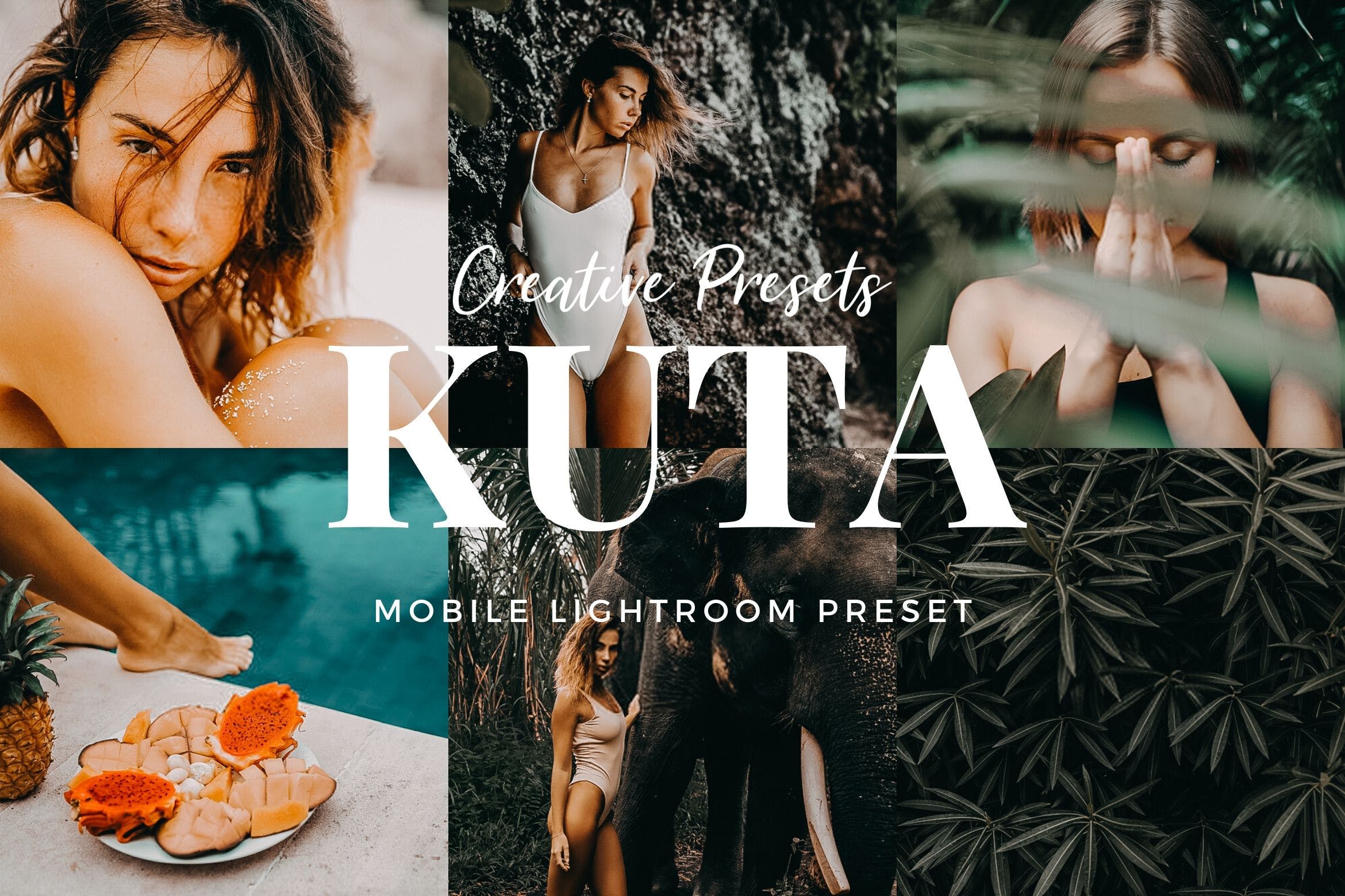 夏日照片后期调色滤镜素材库精选LR预设 KUTA – SUMMER MOBILE LIGHTROOM PRESET插图