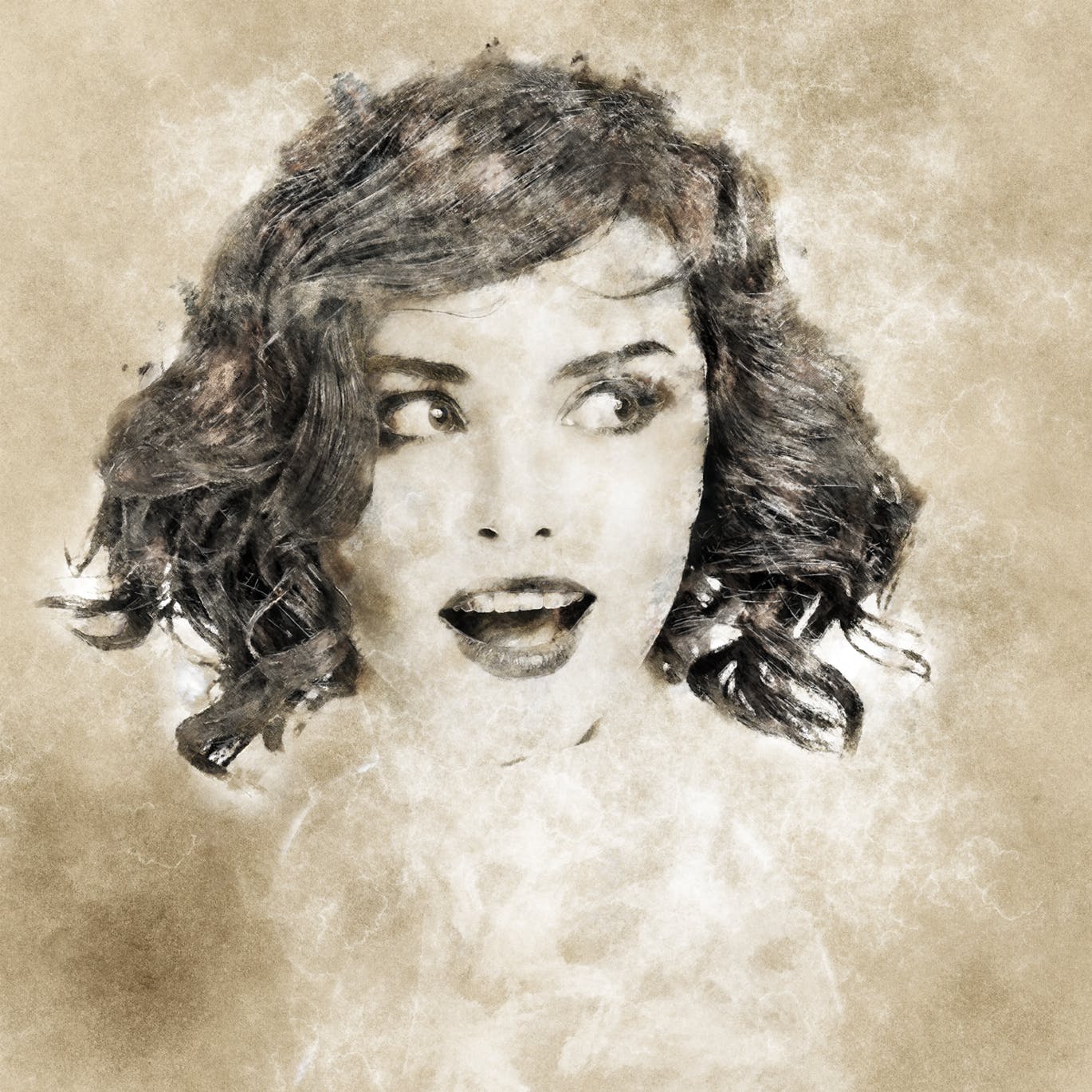 复古怀旧做旧印刷效果一键生成PS动作 Vintage Print CS4+ Photoshop Action插图(5)