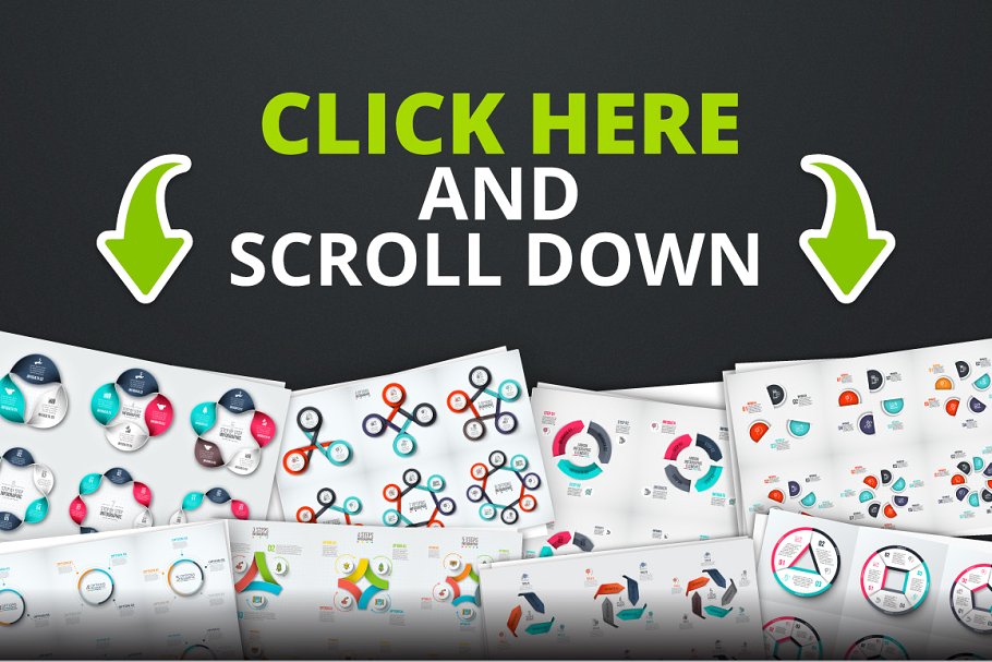 120款圆形信息图表幻灯片模板素材（第二部分） 120 cycle infographics (part 2)插图(2)