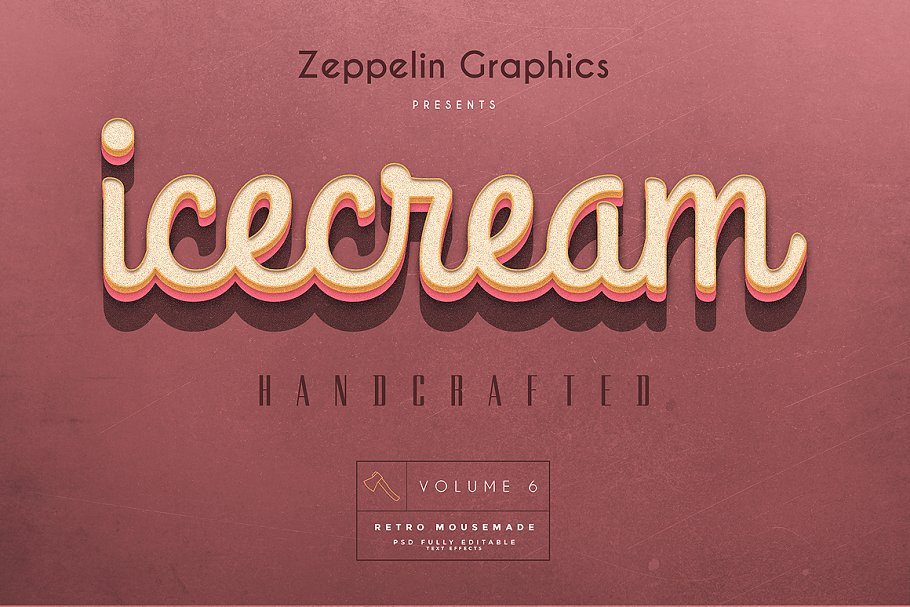 3D文本文字特效合集[1.05GB, 50种效果] 3D Text Effects Bundle Vol.3插图(11)