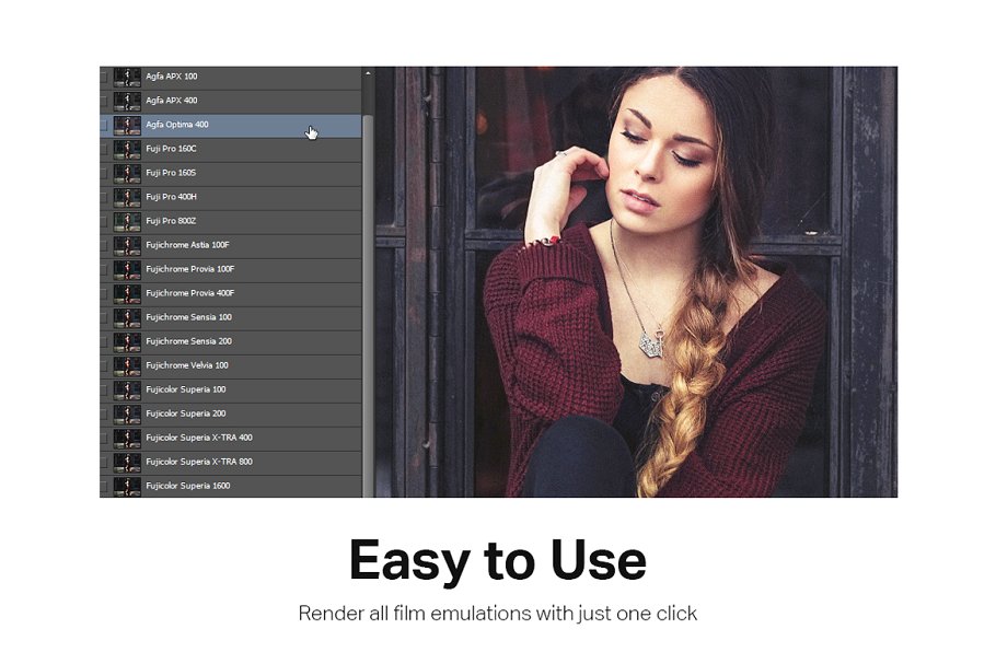 33款专业雾面胶片效果PS动作 33 Pro Matte Film Actions插图(1)