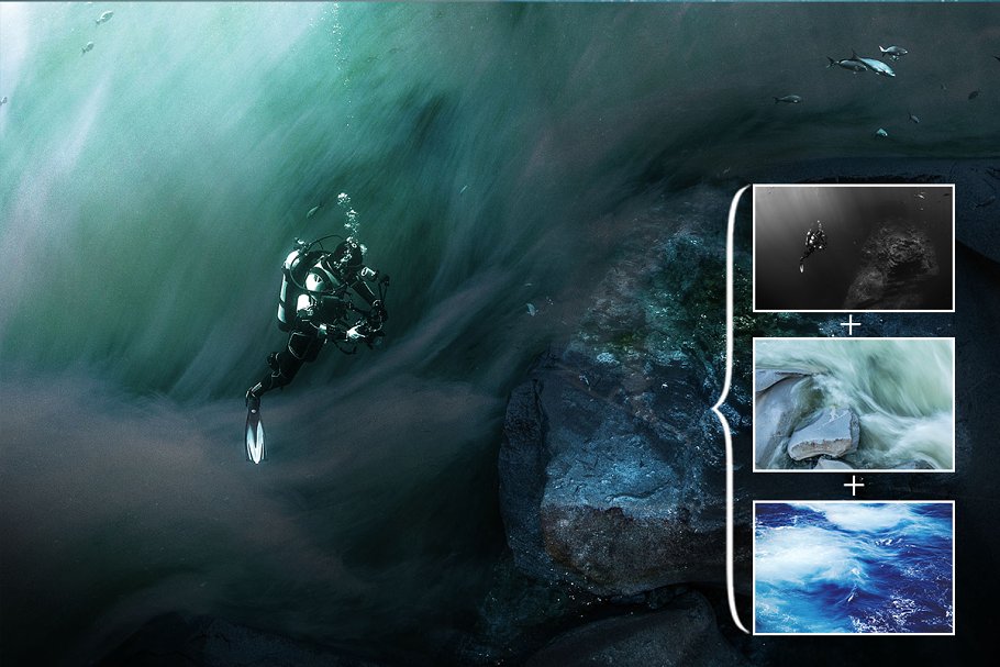 经典双重曝光照片效果处理PS动作 Multiple Exposure插图(5)