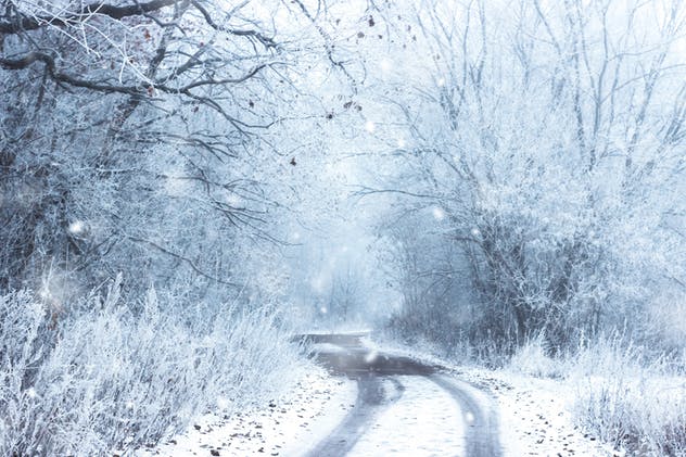 雪花飘雪特效PS动作 Snow Effect Photoshop Action插图(10)