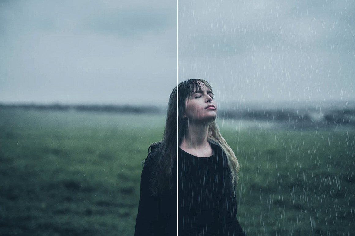 50款逼真雨天效果的PS笔刷 50 Rain Photoshop Brushes [abr]插图(5)